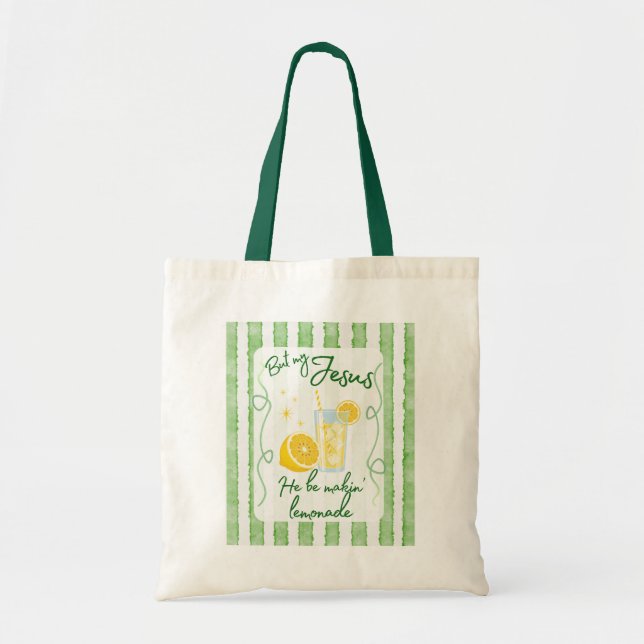 Bolsa Tote Saco Tote Fazendo Limonada (Frente)