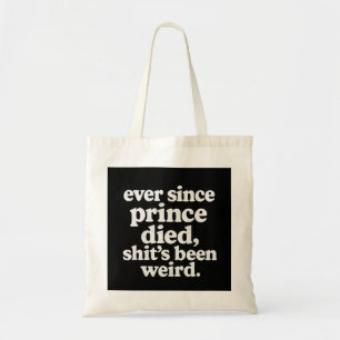 Bolsa Tote Saco Tote Homenagem ao Príncipe - "Desde Príncipe,