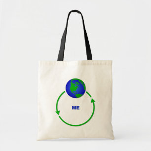 Bolsa Tote Saco Tote Humor Eu Sou o Centro do Mundo