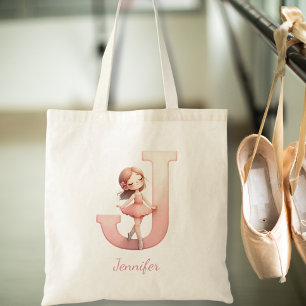 Bolsa Tote Saco Tote Nome de Bailarina