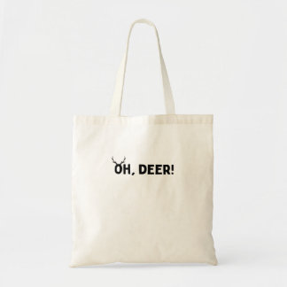 Bolsa Tote Saco Tote Oh Deer Estética Simples