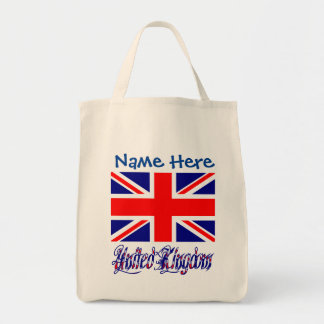 Bolsa Tote Saco Tote Personalizado da Bandeira do Reino Unido
