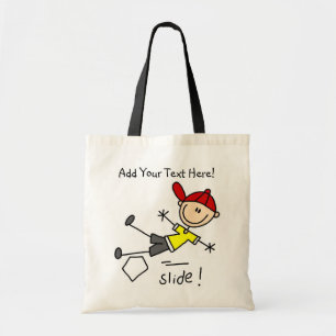 Bolsa Tote Saco Tote Personalizado de Deslize de Beisebol par