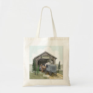 Bolsa Tote Saco Tote Ponte Coberta Amish