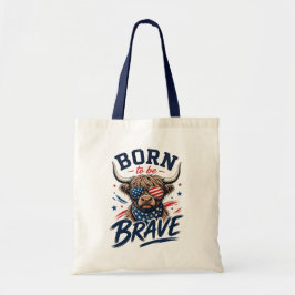 Bolsa Tote Saco Tote Rústico de Vaca das Terras Altas Patriót