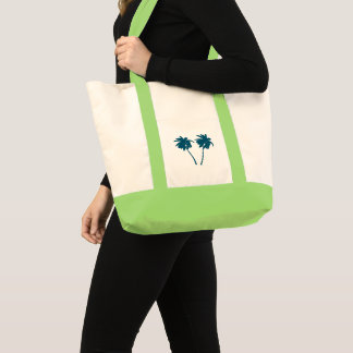 Bolsa Tote Saco Tote Silhueta de Palmeira Impulse