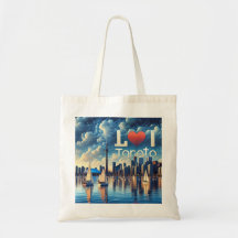 Saco Tote Vivido do Lago de Toronto