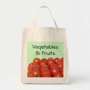 Bolsa Tote Saco - vegetais e frutas