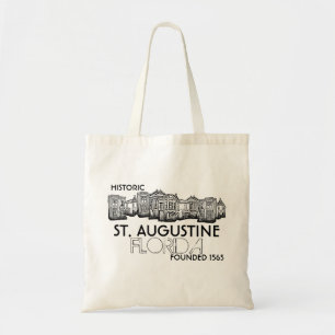 Bolsa Tote Saco velho histórico da cidade de St Augustine