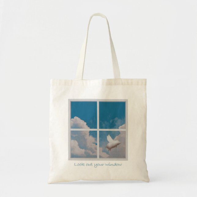 Bolsa Tote saco voador (Frente)