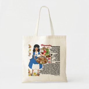 Bolsa Tote Saco w/recipe-Nicaragua - Vigoron - espanhol