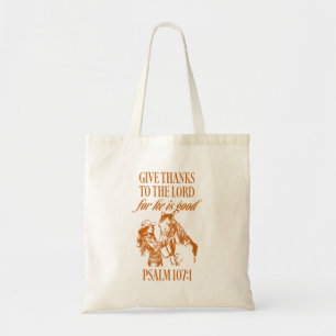 Bolsa Tote Saco Western Cowgirl Salmo 107:1