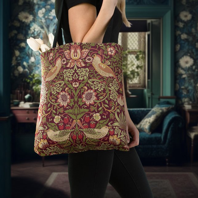 Bolsa Tote Saco William Morris Strawberry Thief (Criador carregado)