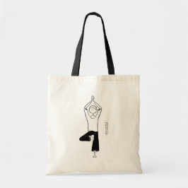 Bolsa Tote Saco Yoga com Vrikshasana