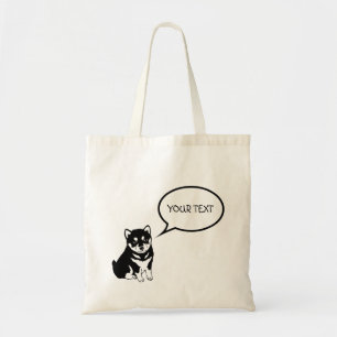 Bolsa Tote Sacola 2018 chinesa do discurso B do ano do cão d