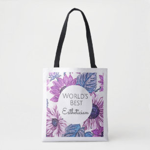 Bolsa Tote Sacola 2 do presente do Esthetician do mundo a