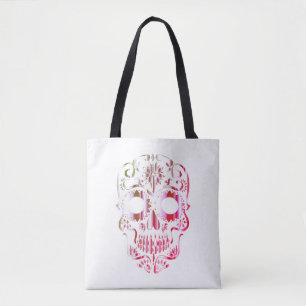 Bolsa Tote Sacola à moda do crânio