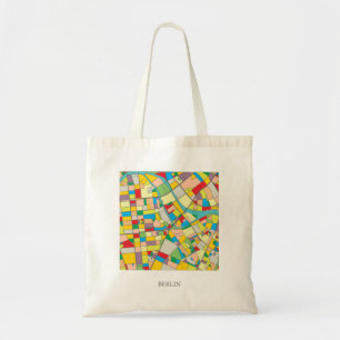 Bolsa Tote Sacola abstrata de Berlim, saco de Berlim