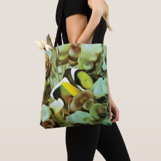 Bolsa Tote Sacola acessível com design dos clownfish