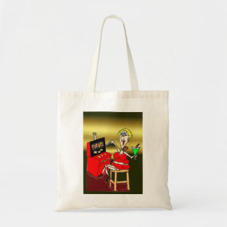 Bolsa Tote sacola afortunada de martini de 7 slots machines