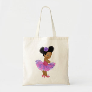 Bolsa Tote Sacola americana do tutu do bebé do africano negro