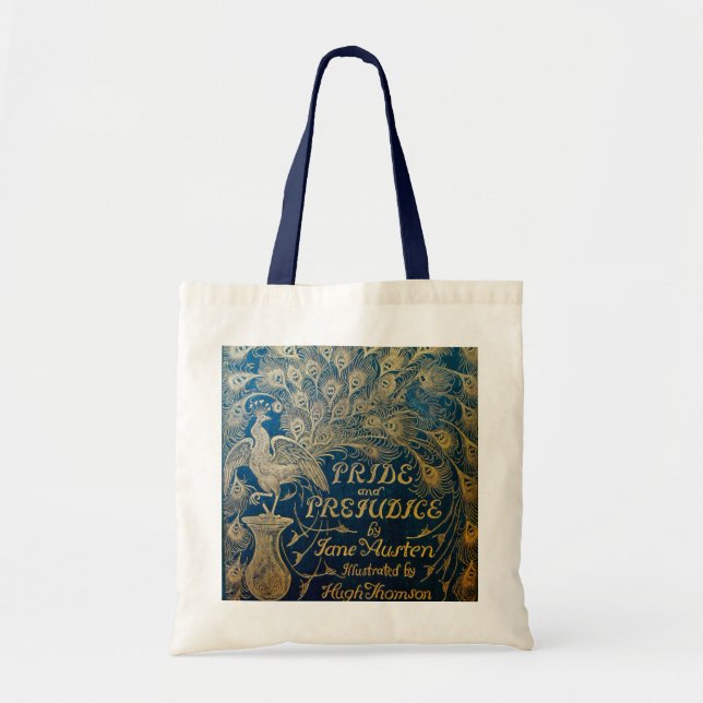 Bolsa Tote Sacola antiga do orgulho & do preconceito (Frente)