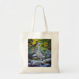 Bolsa Tote Sacola azul da garça-real