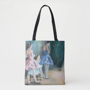 Bolsa Tote Sacola azul do dançarino das bailarinas "de