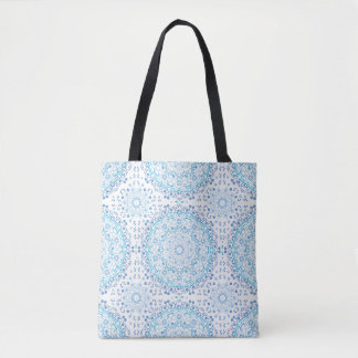 Bolsa Tote Sacola Azul Mandala