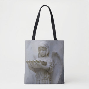 Bolsa Tote Sacola baptismal do anjo (vista lateral)