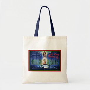 Bolsa Tote Sacola bíblica do "Natal" dos sinais