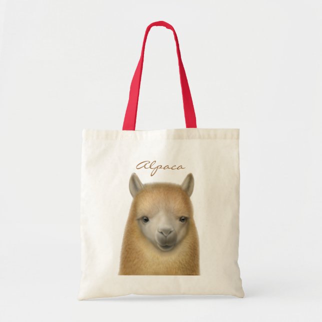 Bolsa Tote Sacola bonito da alpaca (Frente)