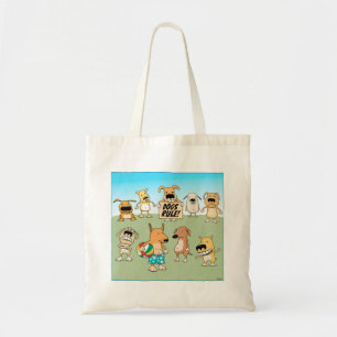 Bolsa Tote Sacola bonito da regra dos cães
