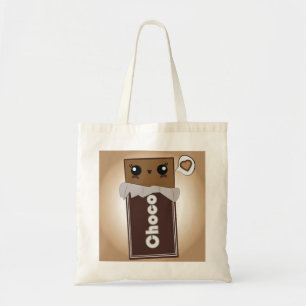 Bolsa Tote Sacola bonito do bar de chocolate