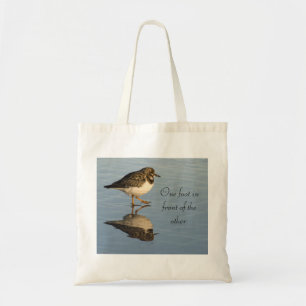Bolsa Tote Sacola bonito do pássaro do borrelho