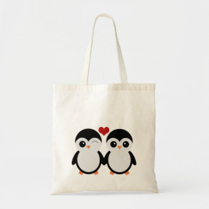 Bolsa Tote Sacola bonito dos pinguins