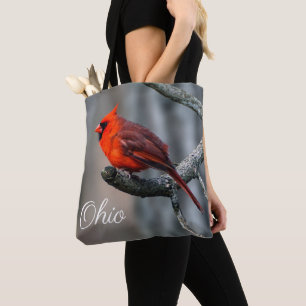 Bolsa Tote Sacola cardinal de Ohio