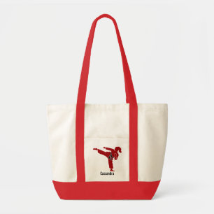 Bolsa Tote Sacola Cassandra da silhueta da menina das artes