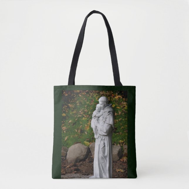 Bolsa Tote Sacola católica do santo de St Anthony (Frente)