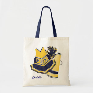 Bolsa Tote Sacola Cheerleading azul