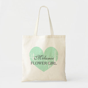 Bolsa Tote Sacola cinzenta do casamento do florista da
