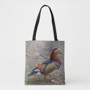 Bolsa Tote Sacola colorida do pássaro