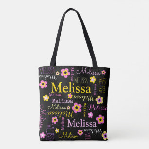 Bolsa Tote Sacola conhecida feita sob encomenda de Melissa da