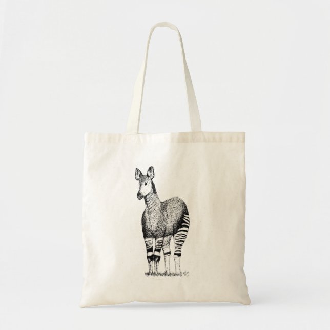 Bolsa Tote Sacola da arte do Okapi (Frente)