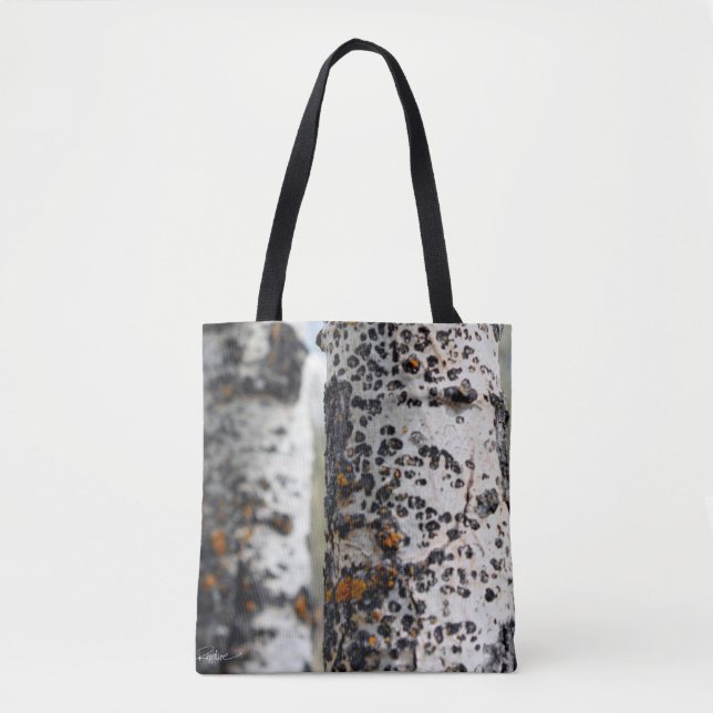 Bolsa Tote Sacola da árvore de vidoeiro (Frente)