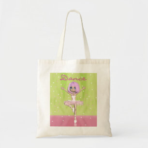 Bolsa Tote Sacola da bailarina, sacola bonito do balé