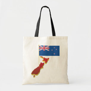 Bolsa Tote Sacola da bandeira de Nova Zelândia