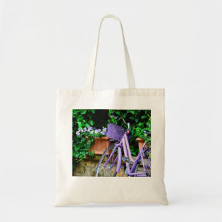 Bolsa Tote Sacola da bicicleta da lavanda