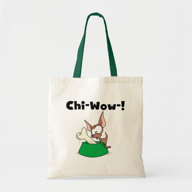 Bolsa Tote Sacola da chihuahua Qui-Wow (Frente)