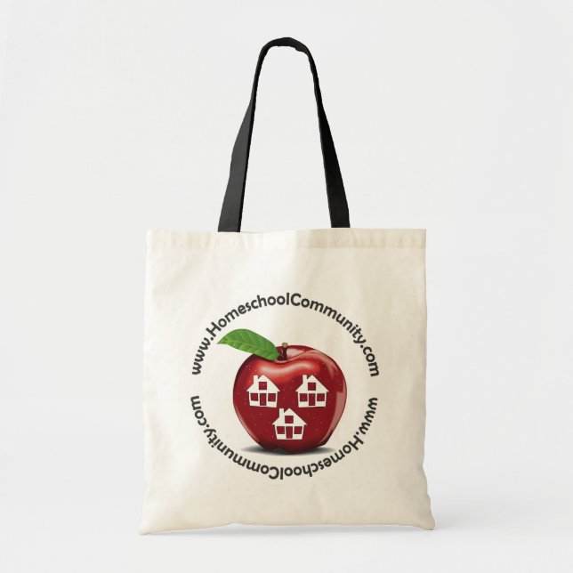 Bolsa Tote Sacola da comunidade de Homeschool (Frente)